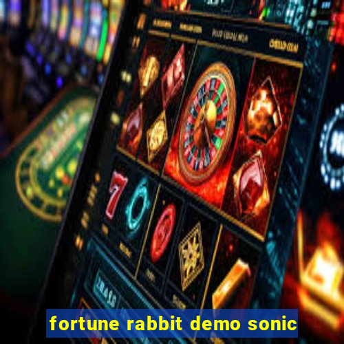 fortune rabbit demo sonic